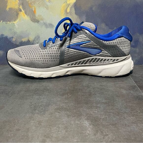 Brooks Adrenaline GTS 20 Men's Gray Running Shoes Size 10.5D - Picture 14 of 16